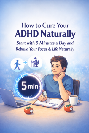 How to Cure Your ADHD Naturally: Start with 5 Minutes a Day and Rebuild Your Focus & Life Naturally