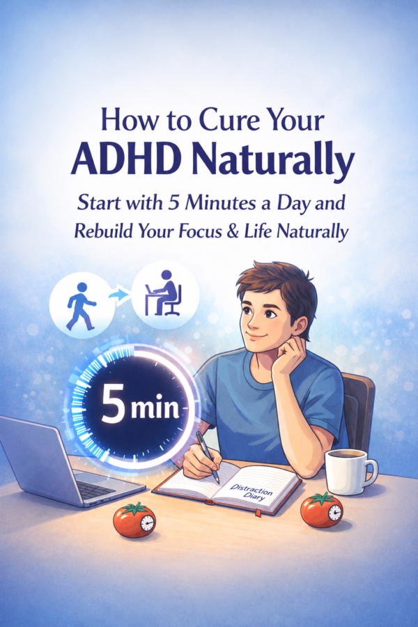 How to Cure Your ADHD Naturally: Start with 5 Minutes a Day and Rebuild Your Focus & Life Naturally